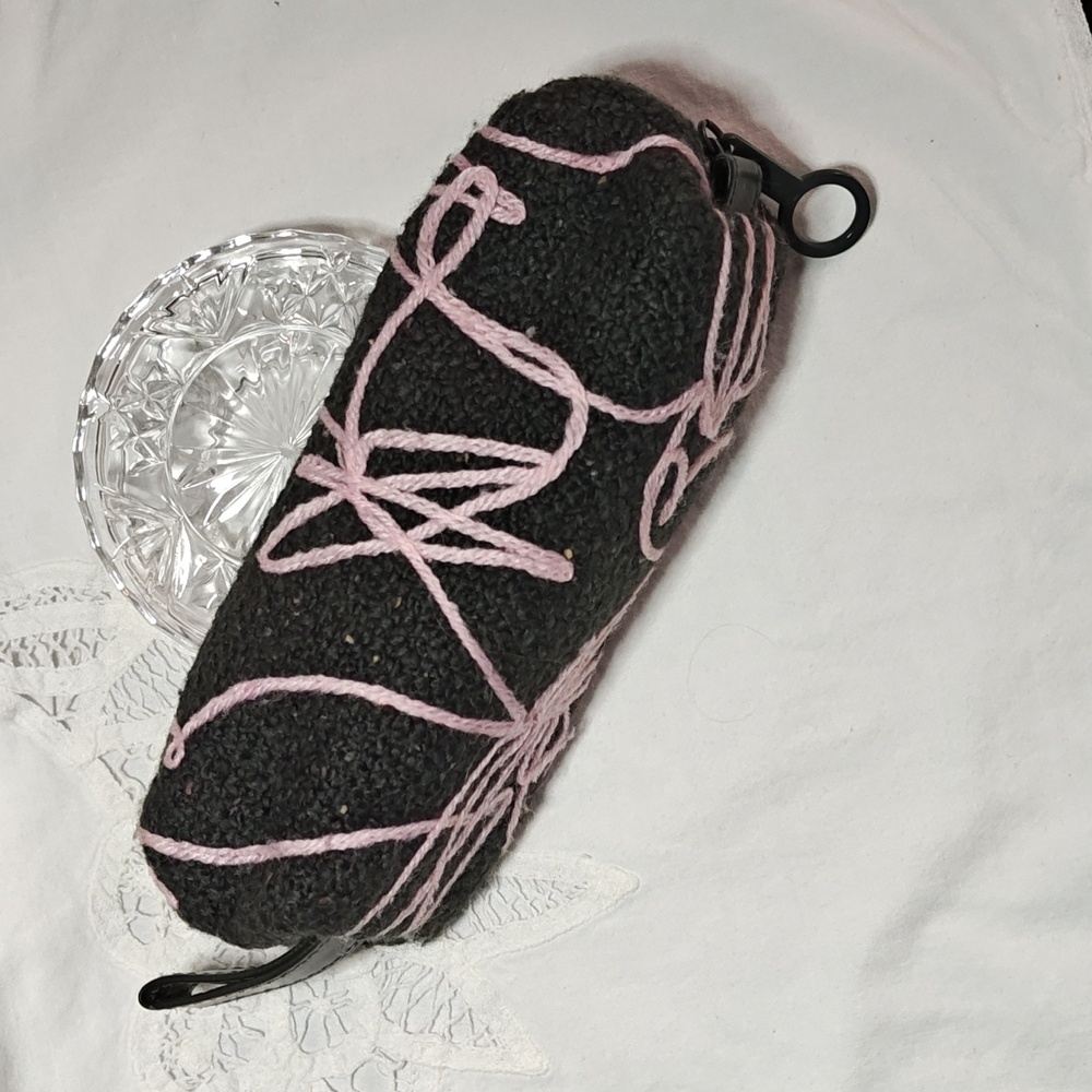 MAC Black & Pink Cosmetic Bag